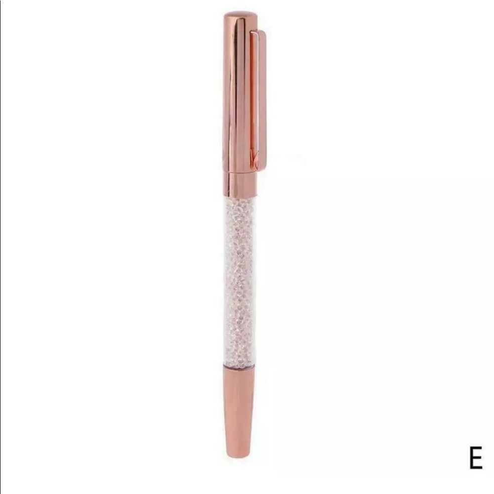 Rose gold crystal gem pen